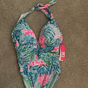 Lilly Pulitzer Lanai Halter One Piece